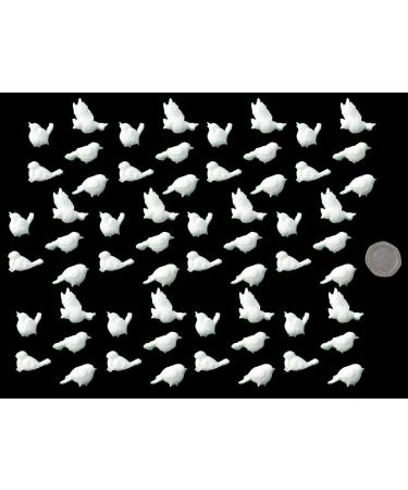 60 x Edible 3D Bird Birds icing toppers cake cupcakes decorations (Bespoke)