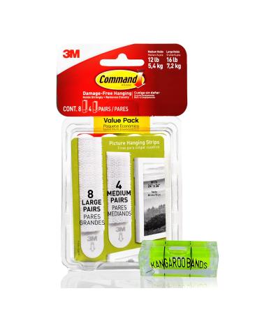 Zaprosze Transparent Tape Refills 8 Rolls of Invisible Tape 3/4 x