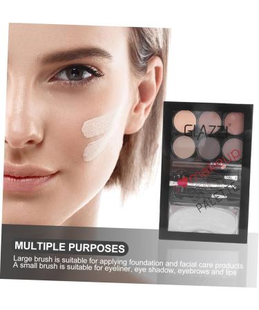 Outanaya Eyebrow Powder Cosmetic 1 Set Eyebrow Powder Set Eye Shadow Makeup Eye Brow Shaping Kit Eyebrow Stickers Abs Brush - Buy Online on GoSupps.com