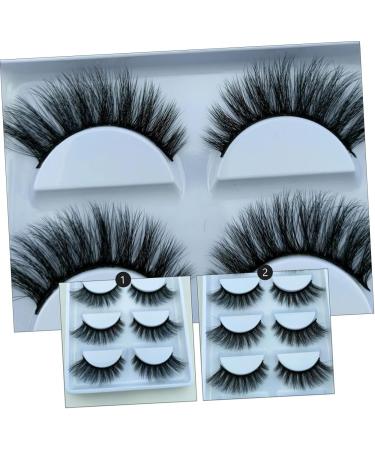 Beavorty False Eyelash 5 Pairs es false lashes fake makeup lashes self adhesive eyelashes natural look 3d false eyelashes lashes artificial eyelashes magnetic girl fiber - Buy Online on GoSupps.com