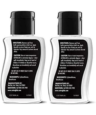 Astroglide X Premium Silicone Personal Lubricant - 2.5 Fl Oz (2 Pack) | Safe for All Uses Long-Lasting & Water-Resistant - Shop Internationally - Buy Online on GoSupps.com
