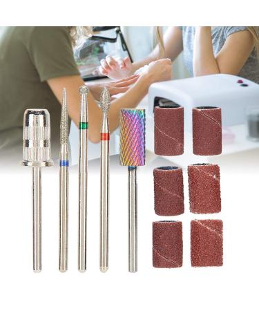 5pcs Nail Art Grinding Head Set | Dead Skin Removal & Smoothing Drill for Perfect Manicure | Nail Care Tools for Clean Healthy Nails - Buy Online on GoSupps.com