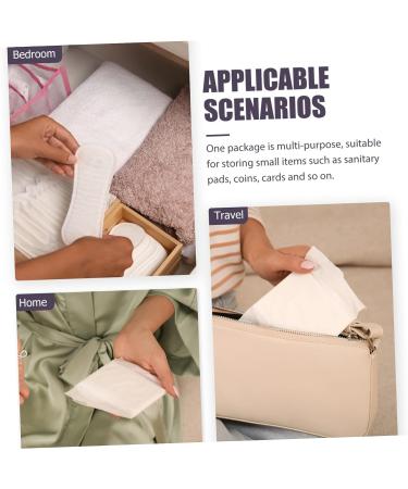 Healifty 4pcs Aunt's Towel Storage Bag - Portable Toiletry Organizer Purse Insert for Menstrual Products - Buy Online on GoSupps.com
