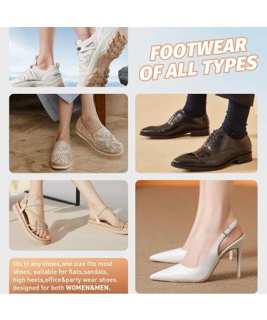 Metatarsal Pads for Women - Comfortable Heel Inserts & Ball of Foot Cushions (4 Pairs Beige) - High Heel Comfort & Anti-Slip Design - Buy Online on GoSupps.com