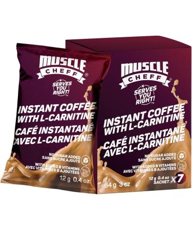 Muscle Cheff Instant Coffees (L-Carnitine + Collagen) - 2 Boxes - Buy Online on GoSupps.com