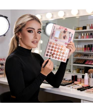 Palette De Fards Paupi res Cosm tiques Imperm ables 105 Couleurs Palette De Fards Paupi res En Forme De Livre | Finition Paillet e Mate | Pour Les Femmes Filles Halloween F te Quotidienne - Buy Online on GoSupps.com