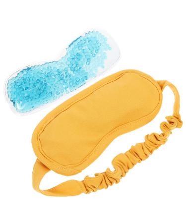 MAGICLULU 1 Set Gel Eye Mask Cold Hot Eye Sleeping Eye Mask for Women Travel Eye Cover Hot & Cold Bead Eye Mask Sleeping Eye Patch Eye Compress Blindfolds Cotton Eye Pillow Miss Sensation