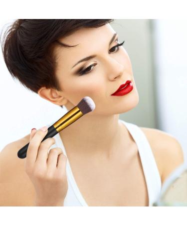 2 Pack Large Kabuki Self Tanner Brush for Face | Sunless Tanning Brush for Men and Women | Round Head for Easy Application and Blending - Buy Online on GoSupps.com