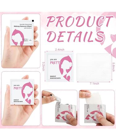 Teling Makeup Remover Wipes with Vitamin E - 400 Individually Wrapped Towelettes for Women - Skin Care Travel Supplies - Buy Online on GoSupps.com