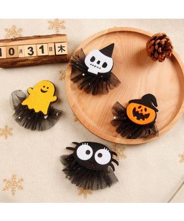 Hairpin Pumpkin Skull Ponytail Hair Clip Headwear Cosplay Halloween Christmas Party B - Buy Online on GoSupps.com