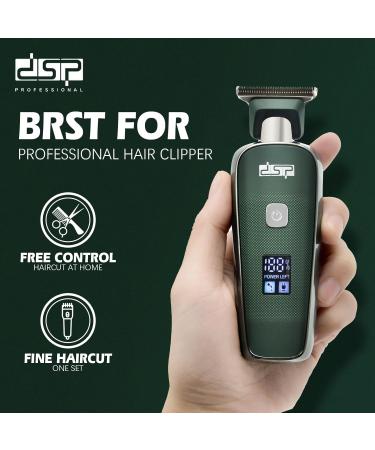 DSP Mini Hair Trimmer for Men - Electric Balding Clippers Zero Gapped Mustache Trimmer with Limit Combs & USB Type-C (Green - Buy Online on GoSupps.com