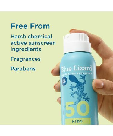 BLUE LIZARD Sunscreen SPF 50+ Spray | Kids | 5 Fl Oz | Pack of 2 5 Fl Oz (Pack of 2) - Buy Online on GoSupps.com
