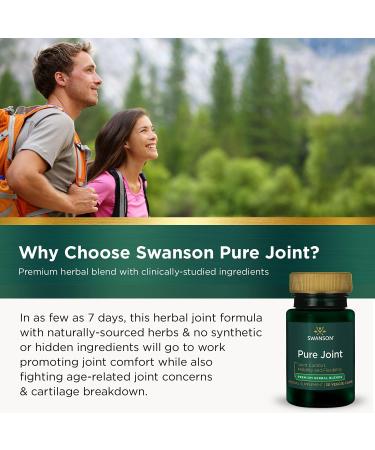 Swanson Joint Health Support Herbal Supplement - 30 Veg Caps, Vegan-Friendly - Buy Online on GoSupps.com