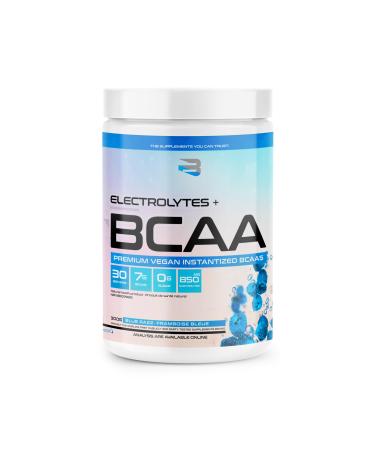 Believe Supplements Electrolytes+BCAA: Optimize Hydration and Muscle Recovery with Branched-Chain Amino Acids and Essential Electrolytes - Enhance Performance and Replenish Vital Nutrients Today! (Blue Razz)
