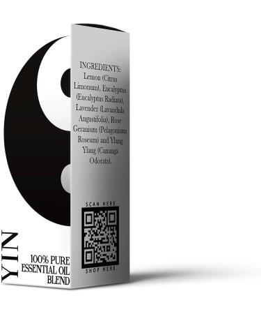 Mystix London | Yin Pure & Natural Essential Oil Blend 10ml - for Diffusers Aromatherapy & Massage Blends | Perfect as a Gift | Vegan GMO Free - Buy Online on GoSupps.com