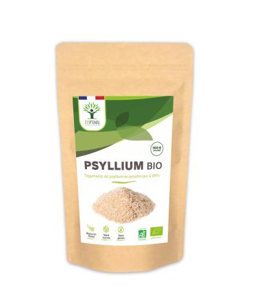 Psyllium Blond Bio - Bioptimal - Teguments de Psyllium en Poudre Fine - Husk Powder - Farine - Digestion Transit Coupe Faim - Origine Inde - Conditionn en France - Certifi Ecocert - 150g 150 g (Lot de 1)