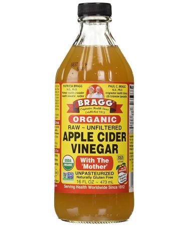 BRAGG Organic Raw Apple Cider Vinegar, 16 Ounce