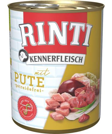 RINTI Kennerfleisch Turkey 12 x 800 g Turkey 800 g (pack of 12)
