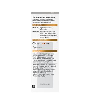 Neutrogena Rapid Tone Repair Vitamin C Serum Capsules - 20% Formula | 30 Count - Buy Online on GoSupps.com