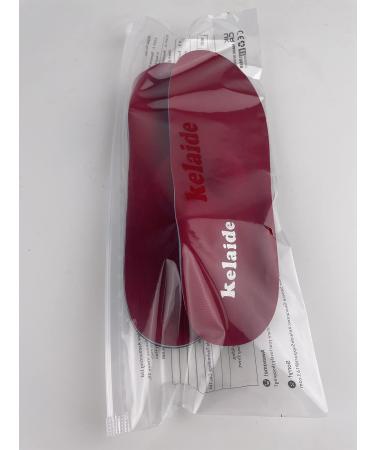 Plantar Fasciitis Arch Support Insoles | Orthotic Inserts for Flat Feet Relief | Men & Women | Red UK-13-310mm - Buy Online on GoSupps.com