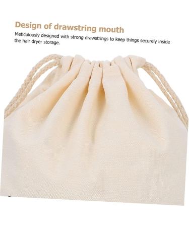 Baluue 20 Pcs Hair Dryer Storage Bag Canvas Shopping Bags Canvas Cosmetic Bag Cosmetics Bag Fabric Beige - Buy Online on GoSupps.com