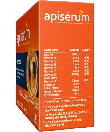  APISERUM No brand name Apiserum Intellect 18 vials - Buy Online on GoSupps.com