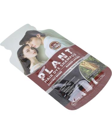 Brrnoo Shampooing Colorant pour Cheveux Bulles Marron Ch tain pour Couverture des Cheveux Gris 30 ML - Buy Online on GoSupps.com