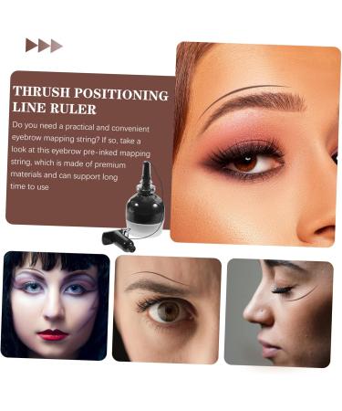 NOLITOY 5pcs String Ink Line Box Ink Line Ruler Black-ish Blacklig Eyebrow Positioning Tool Vial Draw a Line - Buy Online on GoSupps.com