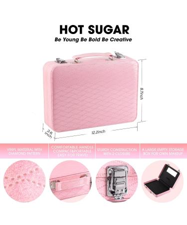Hot Sugar Makeup Kit for Teens 10-12 - All in One Beginner Cosmetic Gift Set for Girls - Perfect for Birthdays & Christmas - Pink Argyle - Buy Online on GoSupps.com