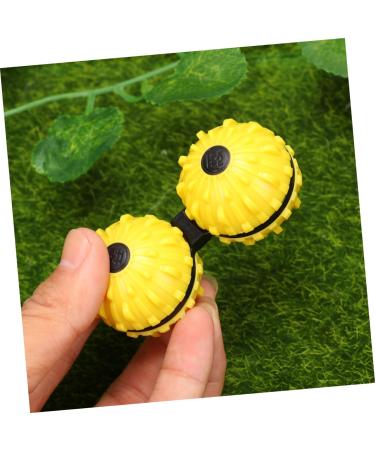 TOVINANNA Pressure Release Toy 1pc Decompression Massage Ball for Stress Relief | 7.36x3.56cm Yellow - Buy Online on GoSupps.com