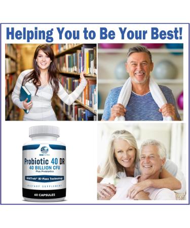 USANUTRA Probiotics for Women and Men 40 Billion CFUs Living Probiotics 20x More Effective wth Maktrek - Buy Online on GoSupps.com