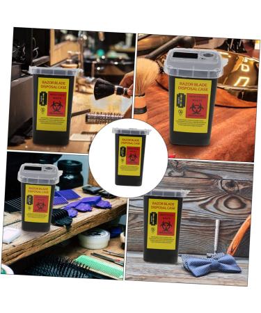 Beaupretty 4-Piece Hairdressing Waste Tool Set - Eco-Friendly Razor & Collection Containers for Salons | Black Recycling Solutions - Buy Online on GoSupps.com