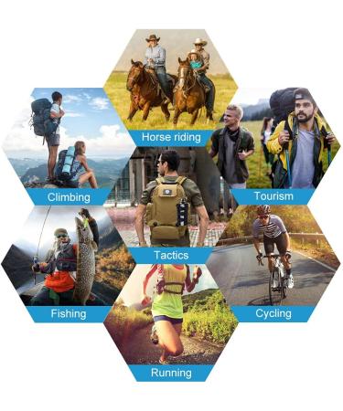 Buentya Tactical Bottle Holder - Military Nylon Ruck Bag Water Bottle Holder with Clip for Hiking & Outdoor Use - Buy Online on GoSupps.com