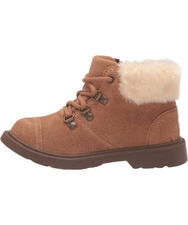 UGG T Azell Hiker Weather Fashion Boot - Toddler (1-4 Years) | Size 10 Toddler | Chestnut Suede - Buy Online on GoSupps.com