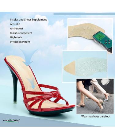 Buy Bionic Fascia Insoles - Silicone Self-Adhesive Comfort for High Heels | Non-Slip Anti-Odor | Transparent 2 Pairs (Size 39 - Buy Online on GoSupps.com