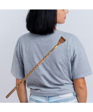 Amagogo Wooden Back Scratcher - Itching Relief 42cm Perfect for Men Women & Children | Multi-Use Massager for Face Head & Feet - Buy Online on GoSupps.com