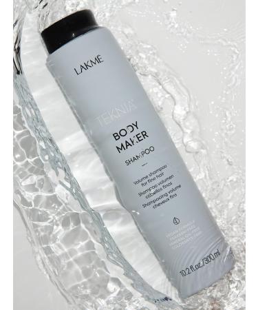 Lakme Teknia Body Maker Shampoo | Volumizing Shampoo for Fine Hair | Vegan Paraben-free Hair Thickening Shampoo (300 ml) 300 ml (Pack of 1) - Buy Online on GoSupps.com