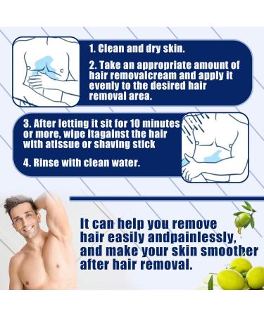 Effective Intimate Hair Removal Cream for Men | Painless Depilatory Cream 100 ML - Shop Now - Buy Online on GoSupps.com