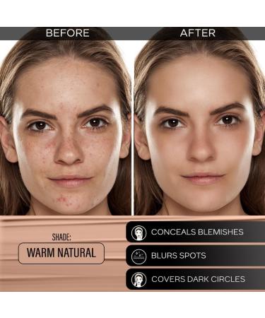 FA..CES/CANADA Rose Glow Kit Medium Coverage Rose Gold Strobe Cream (30Ml) + Warm Natural All Day Hydra Matte Mini Foundation (15Ml) Makeup Kit For Women (Combo Pack Of 2) - Buy Online on GoSupps.com