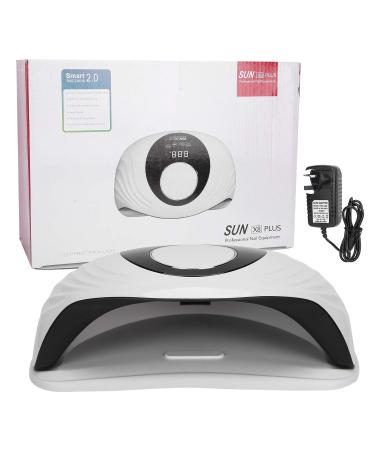 120W UV LED Nail Lamp - Quick-Drying Gel Polish Dryer with 4-Timer Settings & Automatic Sensor - Perfect for Home & Professional Use (EU Plug - White) - Buy Online on GoSupps.com