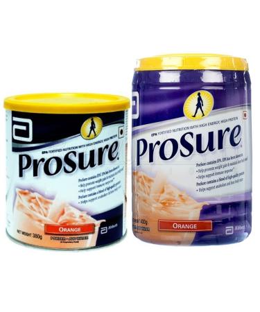 Abbott Prosure 400 gm Orange for Weight Gain Nutrition Cachexia Lean Mass Gain Anorexia