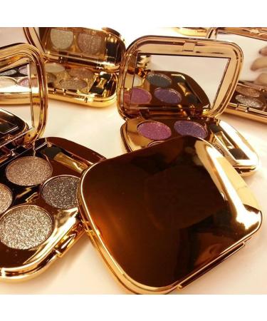 Glitter Eyeshadow Palette Makeup Set 4 Colors Shimmer Eyeshadow Palette Gold Eyeshadow Highly Pigmented Long Lasting Waterproof Sweatproof Professional Nude Eyeshadow Palette Make Up Palettes for Women Warm Natural Neutral Smokey Eye Eyeshadow Palette (8# - Buy Online on GoSupps.com