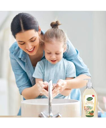 Dalan Cocoa Butter Cream Ultra Moisturizing Liquid Hand Soap for Dry and Fresh Hands Feeling Clean and Soft ((13.5 Fl Oz / 400 mL (Pack of 3)) 13.5 Fl Oz (Pack of 3) - Buy Online on GoSupps.com