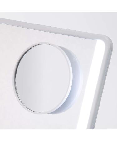 iHome Reflect iCVBT22W Vanity Mirror with Bluetooth Audio, LED Lighting, and Hands-Free Speakerphone - White (7 x 9) - Buy Online on GoSupps.com