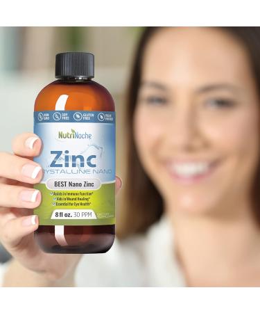 NutriNoche Pure Crystalline Liquid Zinc Supplement - 30 PPM - 32 Fl Oz - Colloidal Minerals - Buy Online on GoSupps.com