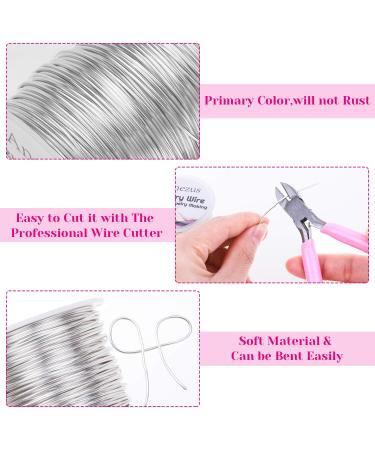 Anezus 18 Gauge Silver Jewelry Wire for Jewelry Making - Tarnish Resistant Craft Wire for Supplies and Crafting - Buy Online on GoSupps.com