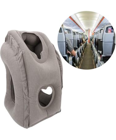 Verdant Touch Sleeping Pillow - Inflatable Travel Snack Cushion | Multifunctional Support for Travel Breathable Design Relieves Fatigue 180 Headrest Compact & Portable - Buy Online on GoSupps.com