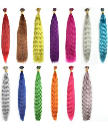 Feather Hair Extension Kit Synthetic Colored Strands For Hair Feather Extension 20 Pieces Hairpiece Hair Feather Hair Extensions (Color : 13 Size : 16inches) 16inches 13 - Buy Online on GoSupps.com