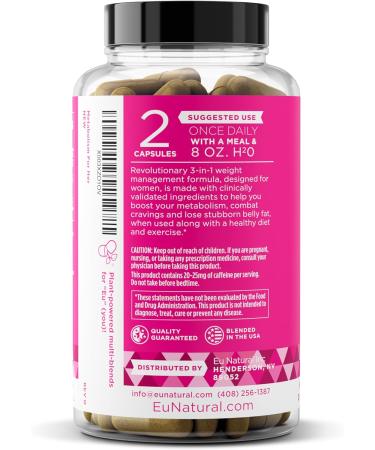 Metabolism for Her - Women's Weight Loss Pills | Appetite Suppressant Fat Burner & Metabolism Booster - 60 Veg Capsules - Buy Online on GoSupps.com