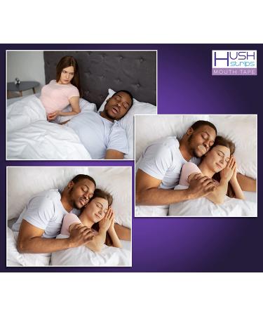 HUSH STRIPS 32 Strips - Stop Snoring and Improve Sleep Quality | Made in Korea | Professional Grade Mouth Tape for Snore Reduction and Better Sleep - Buy Online on GoSupps.com
